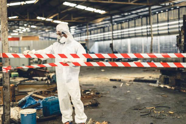 Professional Drug Lab Cleanup technician working in Grandville, MI